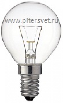 Лампа накаливания для сауны и бани 220V, 25W, Е14