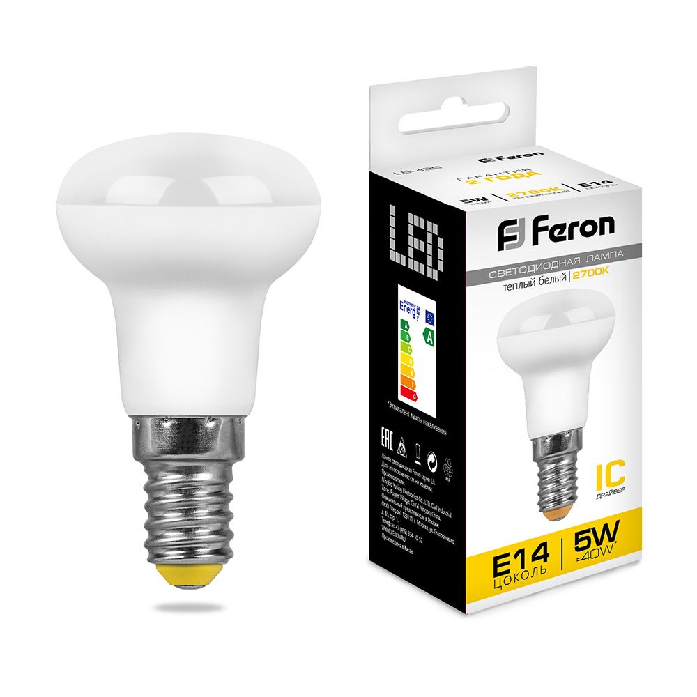 Лампа светодиодная Feron LB-439 E14 5W 2700K