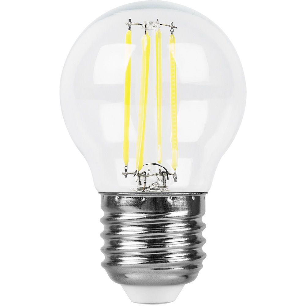 Лампа светодиодная, , (1.2W) 230V E27 2500K прозрачная, LB-415