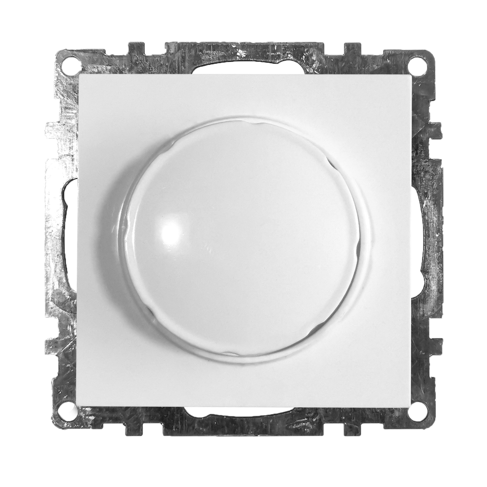 Выключатель диммирующий TRIAC(механизм), STEKKER GLS10-7106-01, 250V, 500W, серия Катрин, белый