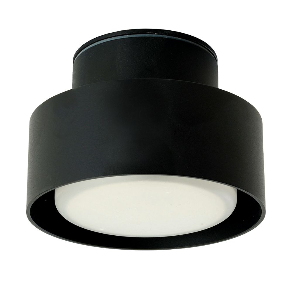 Светильник потолочный 12W, 230V, GX53, черный, HL367